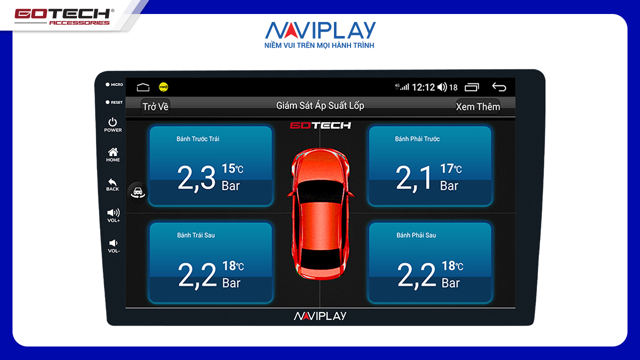 MÀN HÌNH Ô TÔ THÔNG MINH NAVIPLAY NC360